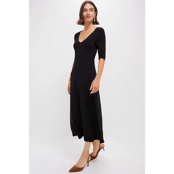 POMANDER PLACE Black Clara Dress Size M NWT Retail $148 Tuckernuck - Picture 4 of 8